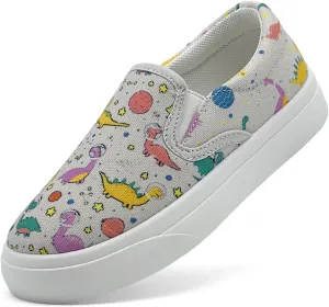 Unisex Canvas Sneakers Comfortable Breathable Casual Toddler Shoes Non-Slip Toddler Girl Sneakers