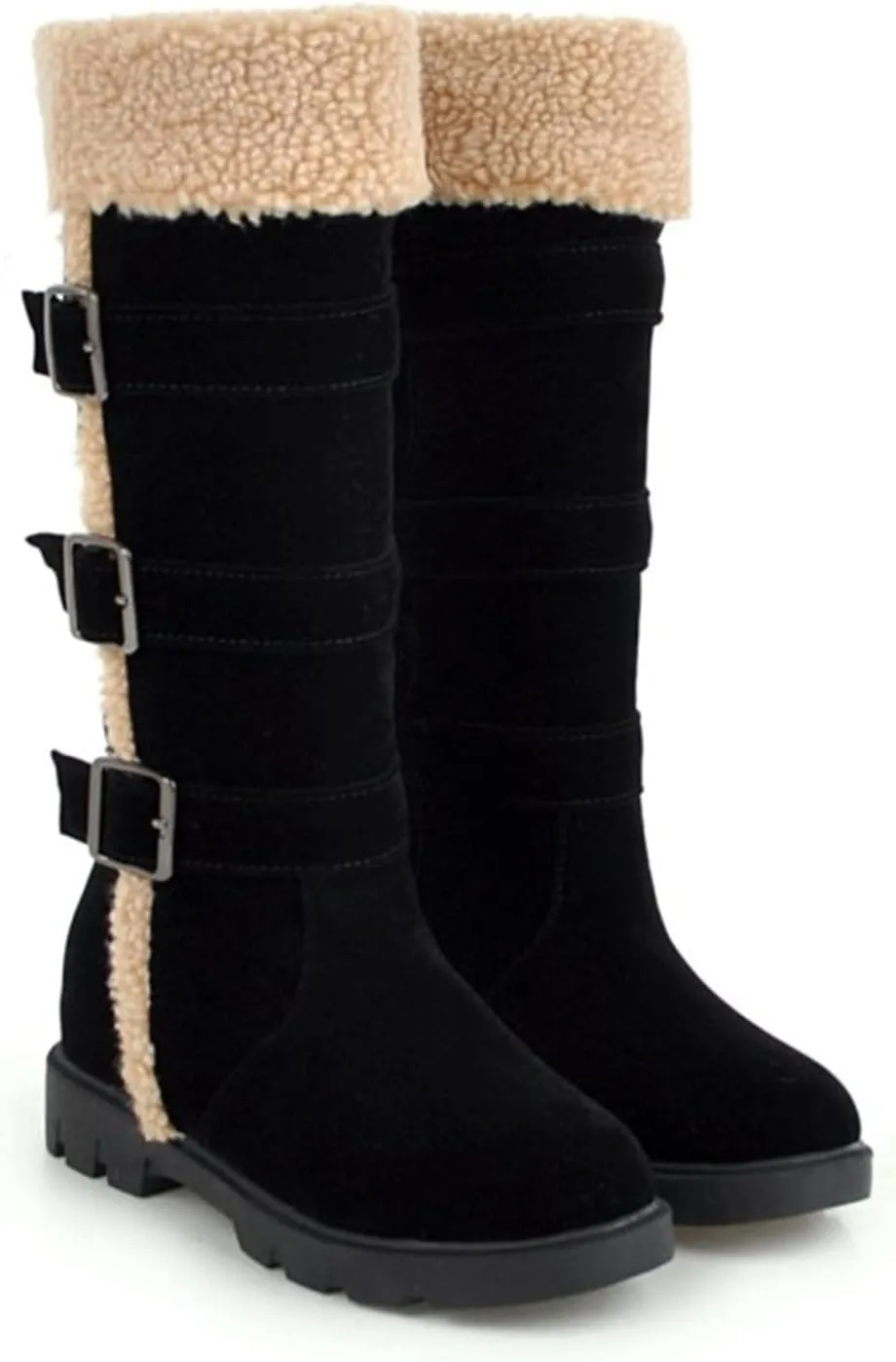Winter Boots for Teens Waterproof Winter Boots Fleece Walking Shoes Insulated Outdoor Work Boots Work Boots for Men