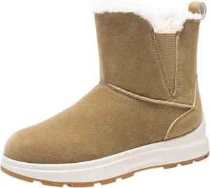 Winter Boots for Women Waterproof Insulated Fur Boots Outdoor Walking Shoes Platform Winter Work Boots for Women Work Boots