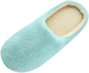 Winter Slippers for Women Men Fleece Soft Warm Anti Slip House Shoes Lightweight Cozy Memory Foam Slippers Indoor Outdoor