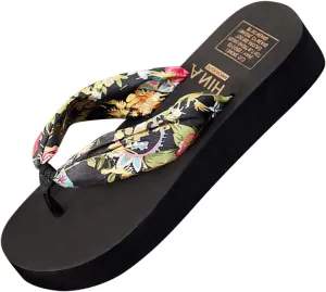 Women Flip Flops Women's Non-Slip Casual Arch Support Flip Flops Sandals Comfort Beach Thong Sandals Indoor Outdoor