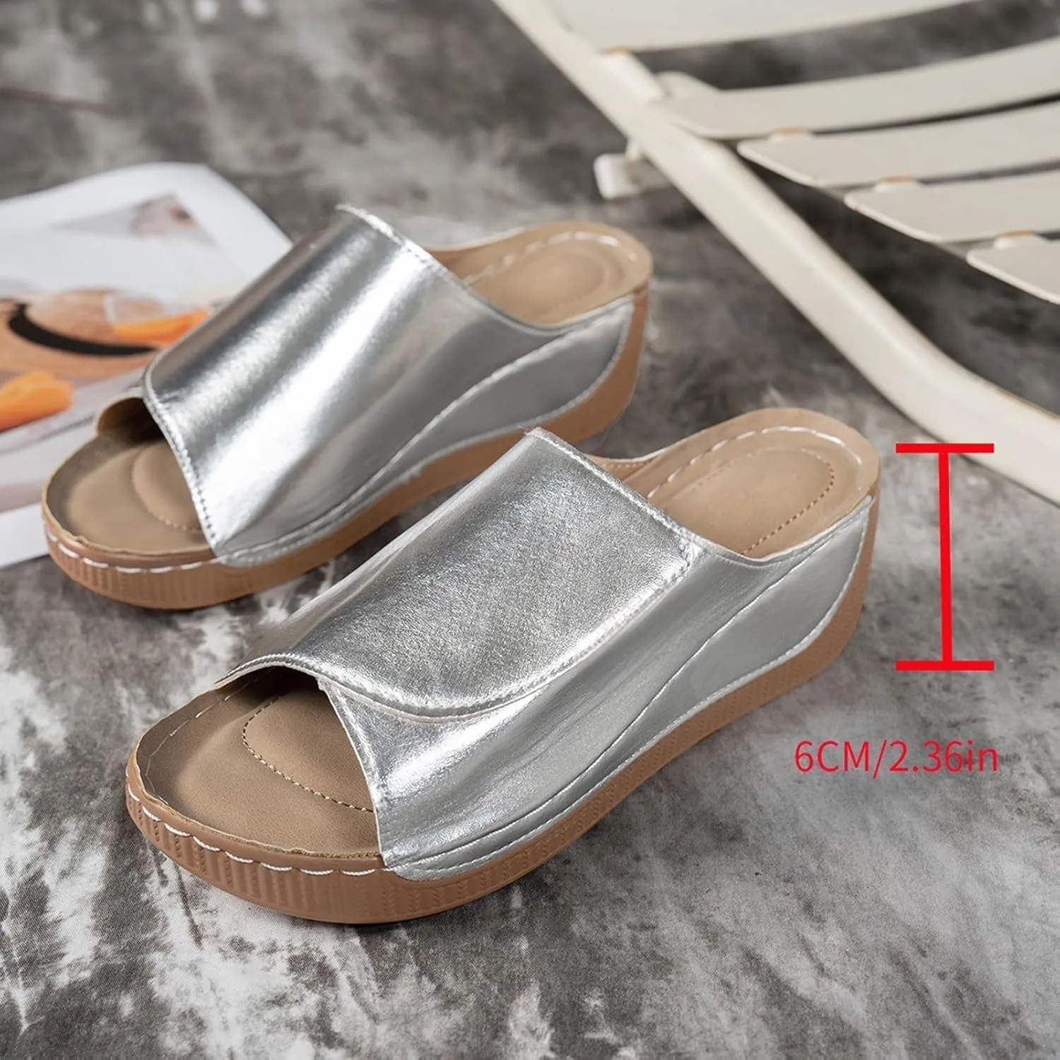 Women Walking Sandals Arch Support Orthotic Comfortable Non-Slip Casual Open Toe Sport Sandals Lightweight Athletic Yoga Mat Slippers for Walking Vacation