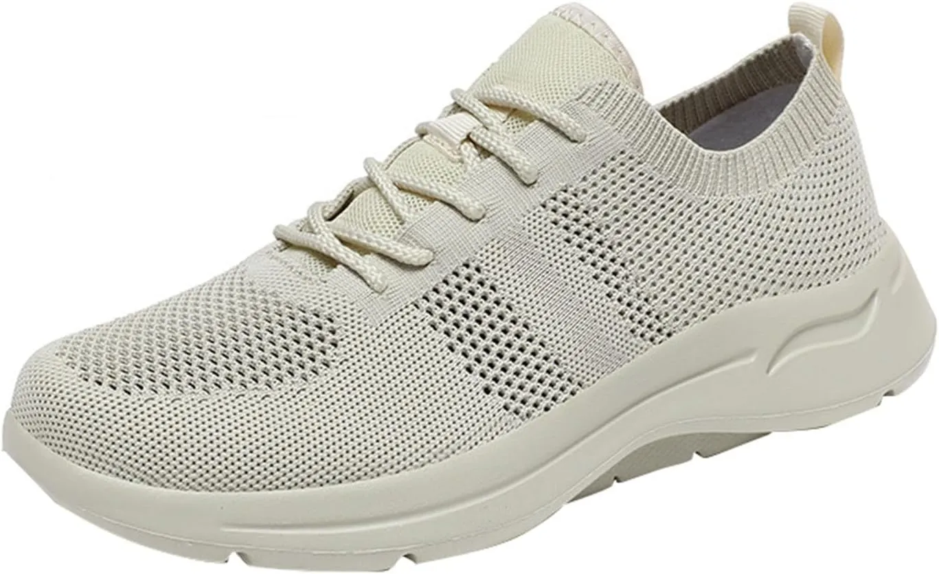 Women Walking Shoes Sock Sneakers Slip-On Breath Walking Shoes Women Walking Ladies Shoes Casual Shoes Sneakers Black Tennis Shoe White Loafers