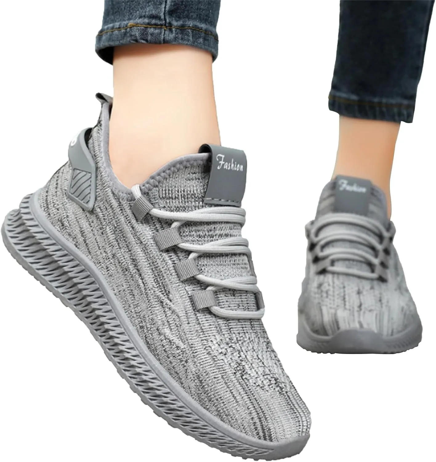 Women Walking Shoes Sock Sneakers Slip-On Breath Walking Shoes Women Walking Ladies Shoes Casual Shoes Sneakers Black Tennis Shoe White Loafers