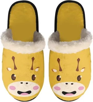Womens Fuzzy Memory Foam Slippers, Cozy Plush Home Slippers Warm Memory Foam Shoes Home Bedroom Shoes Slippers for Women Men