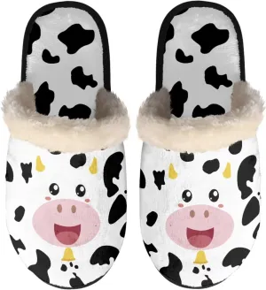Womens Fuzzy Memory Foam Slippers, Cozy Plush Home Slippers Warm Memory Foam Shoes Home Bedroom Shoes Slippers for Women Men