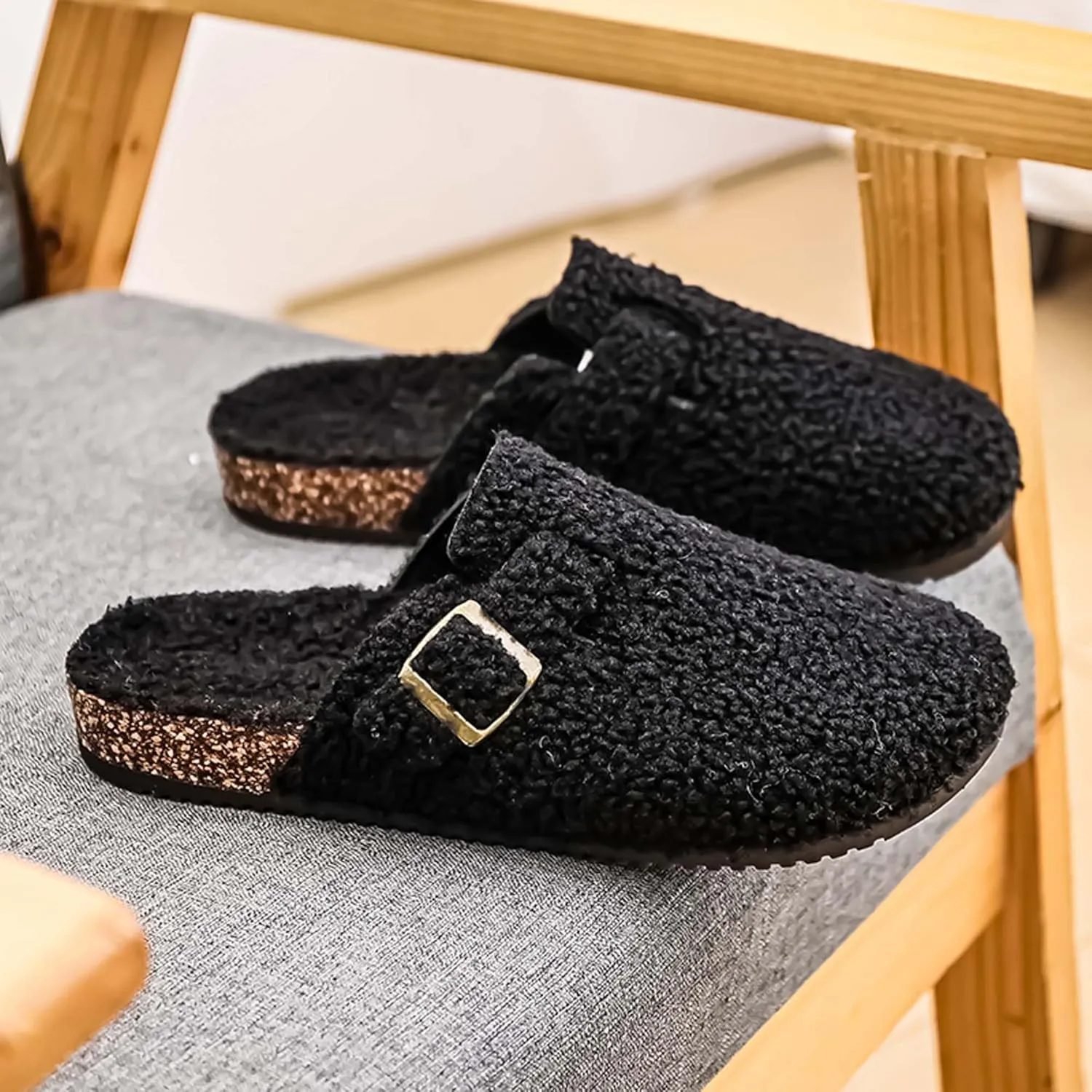 Women's Memory Foam Washable Clog House Slipper with Wide Widths