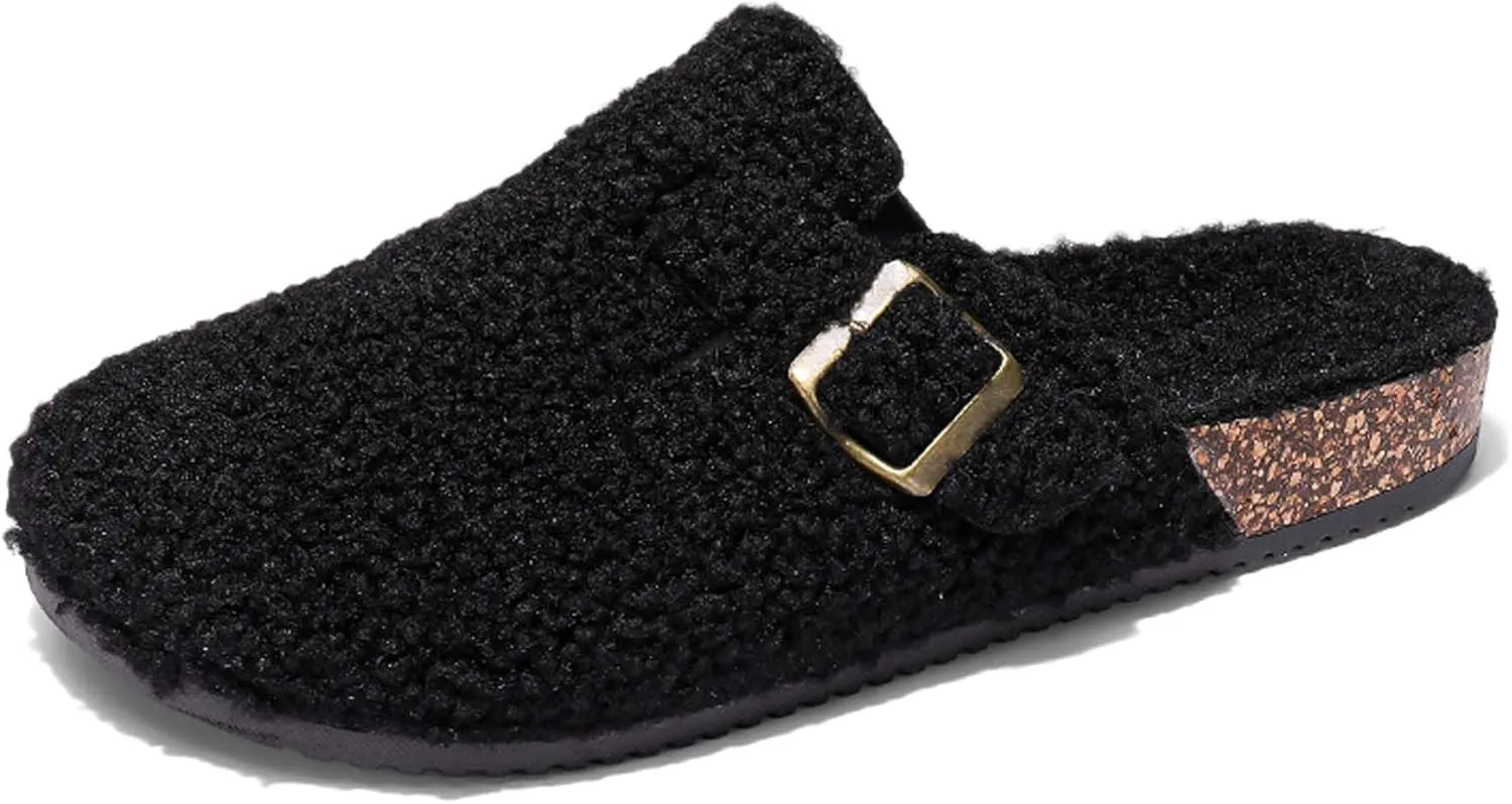 Women's Memory Foam Washable Clog House Slipper with Wide Widths