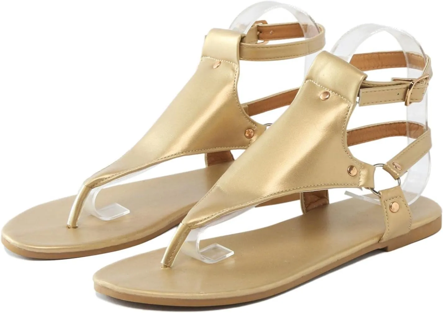 Womens Sandals Summer Beach Flat Thong Sandals Comfortable Open Toe Slides Flip Flops Comfort Walking Shoes Lightweight Shock-Absorbing Thong Sandals for Walking