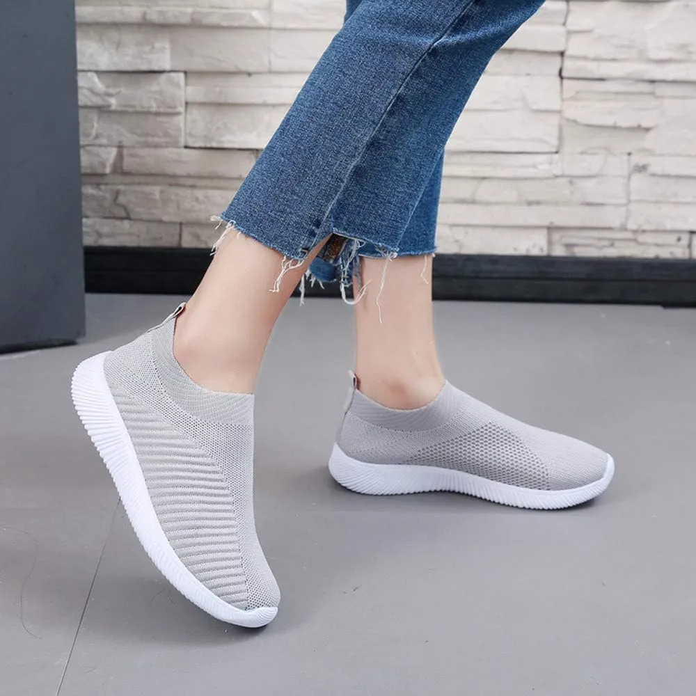 Womens Slip On Walking Shoes Non Slip Running Shoes Mens Running Shoes Walking Casual Tennis Shoes Walking Sneakers White Tennis Shoe Cross Trainer Shoe