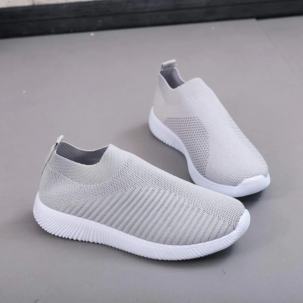 Womens Slip On Walking Shoes Non Slip Running Shoes Mens Running Shoes Walking Casual Tennis Shoes Walking Sneakers White Tennis Shoe Cross Trainer Shoe