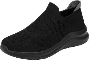 Womens Slip On Walking Shoes Non Slip Running Shoes Mens Running Shoes Walking Casual Tennis Shoes Walking Sneakers White Tennis Shoe Cross Trainer Shoe