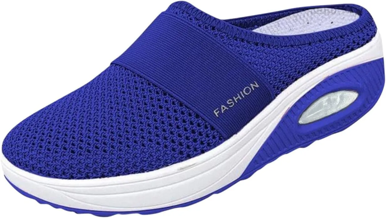 Womens Walking Tennis Shoes,Women's Air Cushion Slip-On Walking Sneakers Shoes-Orthopedic Diabetic Walking Shoes