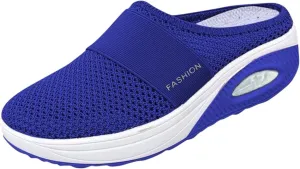 Womens Walking Tennis Shoes,Women's Air Cushion Slip-On Walking Sneakers Shoes-Orthopedic Diabetic Walking Shoes