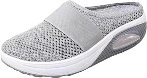 Womens Walking Tennis Shoes,Women's Air Cushion Slip-On Walking Sneakers Shoes-Orthopedic Diabetic Walking Shoes