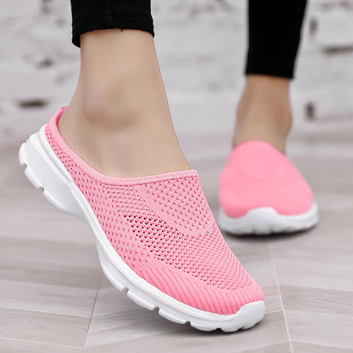 Womens Walking Tennis Shoes,Women's Air Cushion Slip-On Walking Sneakers Shoes-Orthopedic Diabetic Walking Shoes